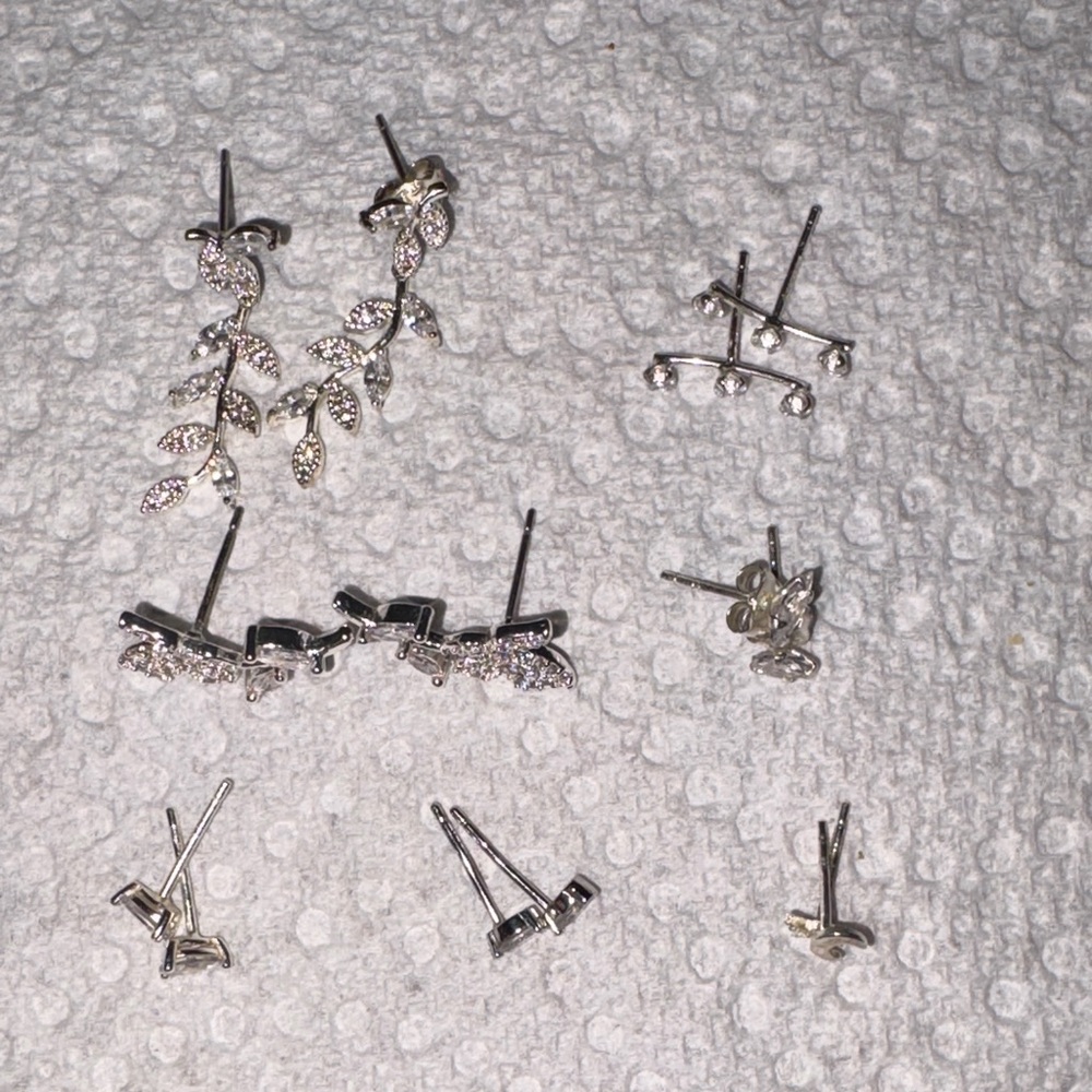 Sterling Silver Earring Set